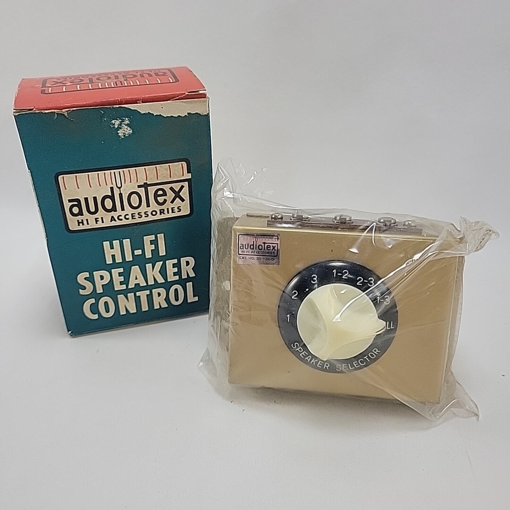 Vintage new old stock AudioTex Hi Fi Speaker Control Cat # 30-360