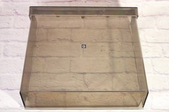 Garrard Synchro-Lab 72B Original Dust Cover Smoked Acrylic G Logo