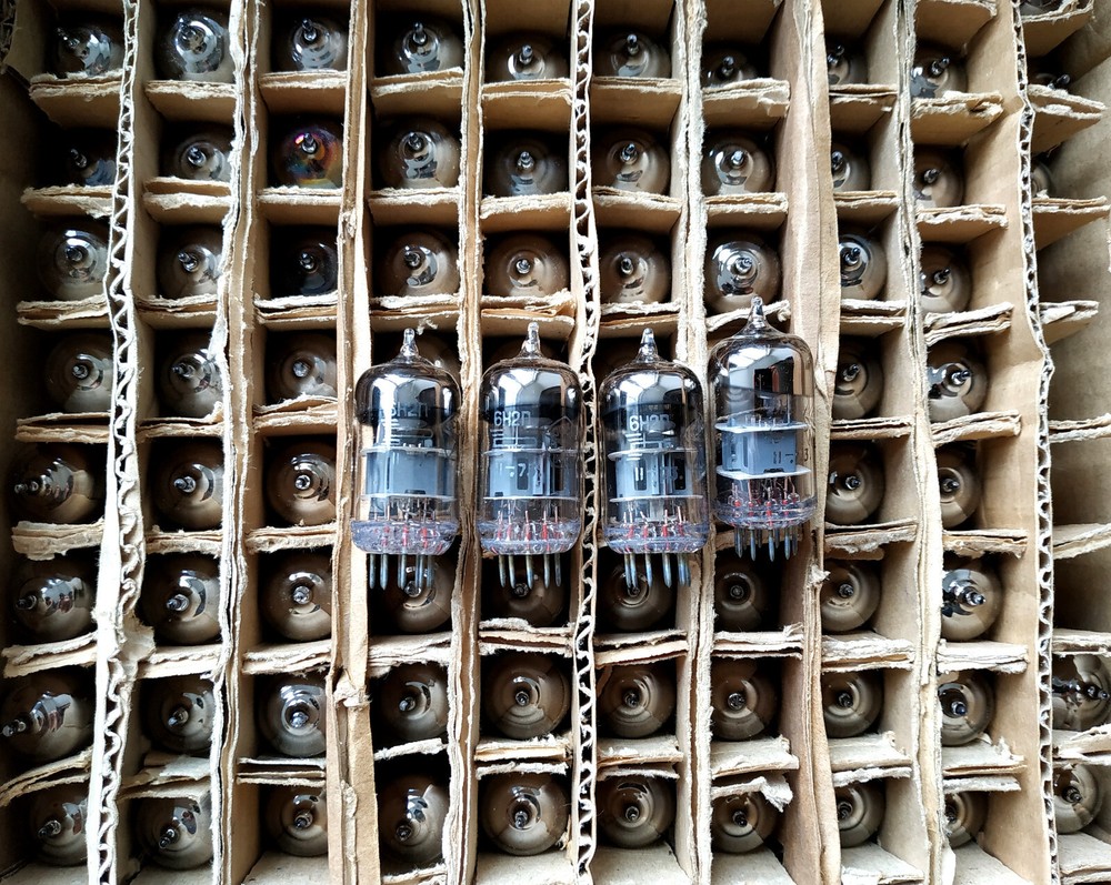 50x 6N2P ~ 12AX7 ECC83 Double Triode Tube Voskhod Soviet MATCHED DATE 6/1991 NEW