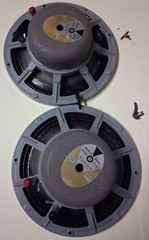 Vintage JBL – D216 Signature Speakers / Nice working pair 16 ohm, 8″ drivers.