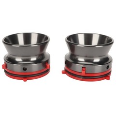 1 Pair NAB Hub Adapters Professional Polished Aluminum Reel To Reel Tape Opener