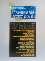 Vintage McIntosh C-27 Preamplifier Dealer’s Sheet