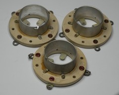 Vintage UV Ceramic Vacuum Tube Socket ?? 4 Pin – Lot of 3 – Used