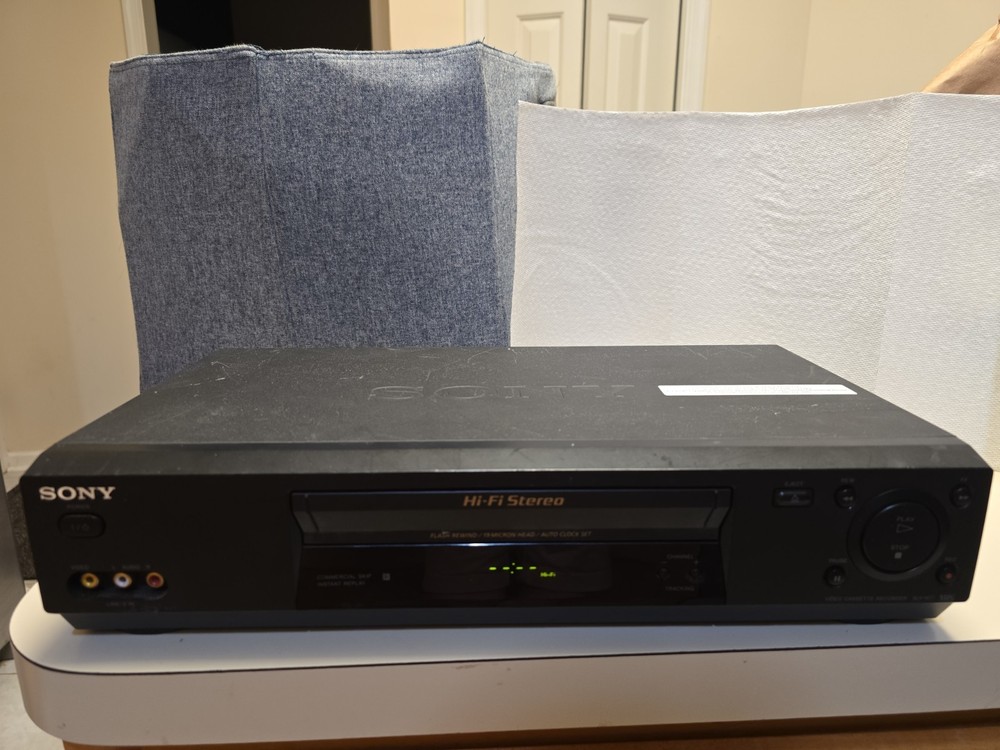 Sony SLV-N77 VHS VCR Used Tested-Working No Remote