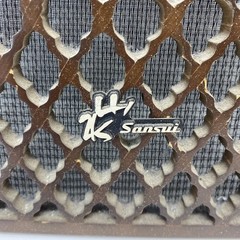Original Sansui SP-1000 Speaker System Replacement Wood Lattice Grill Brown