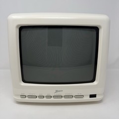 Zenith 9” CRT Color TV SL0953X Power Cable Gaming Tested No Remote Coaxial READ