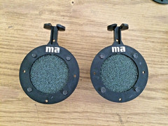 Pair Vintage Micro Acoustics 2″ Tweet 10/20 watt 8Ω Speaker 3 5/8 OD Nice Works
