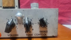 Tube Amp Wurlitzer Model 420A Volume Bass Treble Controls Guitar Amp DYI 35 Watt