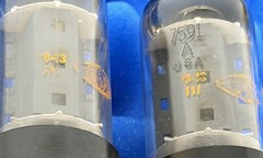 TWO Amperex 7591A Tubes / Amplitrex Tested STRONG 💪 +100% / Within 2% Gm Match