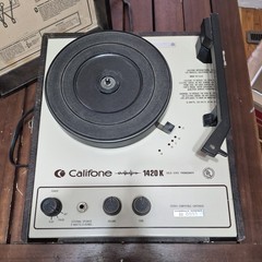 Vintage Califone 1420K Phono Solid State Record Player (16 33 78 45) RPM