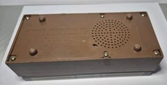 Vintage Lucite $500 1974 US One Dollar Bills Paperweight AM Radio Retro Works!