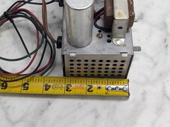 Vintage Tube Audio Amplifier Chassis Project 4-Knob Amp Untested Parts/Repair
