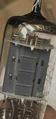 RARE GOLD PIN NOS TELEFUNKEN 6201 TUBE SIM TO ECC801s WEST GERMANY Audio valve
