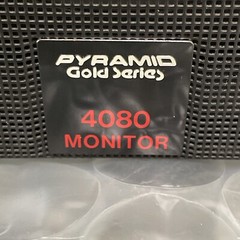 Vintage PYRAMID 4080 Gold Series Bass Reflex High Performance Speaker System