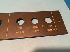 Teac A-3440 Reel To Reel Player Parting Out – Faceplate