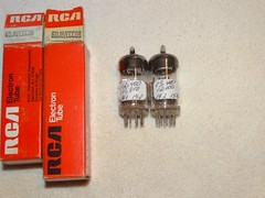 2 x 6DJ8 RCA Tubes*Very Strong pair*Holland*NOS-NIB*#4