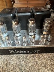 VINTAGE MCINTOSH MC275 STEREO TUBE AMPLIFIER with 9 pics kt88