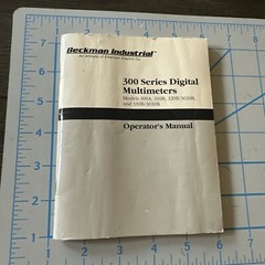 Beckman Series 300 Multimeter Operator Manual
