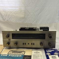 The Fisher 400 Tube FM Multiplex Stereo Receiver As Is For Parts