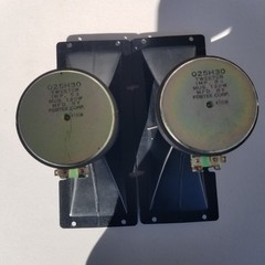A Pair Of Fostex Corp Tweeters Model # 025h30 Nice Shape Untested
