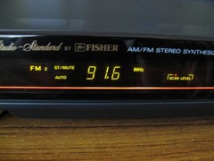 Fisher FM-9050 Quartz Synthesized AM/FM Stereo Tuner Working Condition No Remote