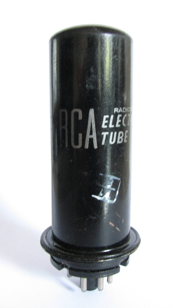 1945 RCA 6L6 metal Power Amp Tube – Hickok 539B tests @ 5300, min:3300