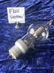 250TH HI MU Power Triode LOW hours, INTACT Filament for BC-610-E JAN Contract
