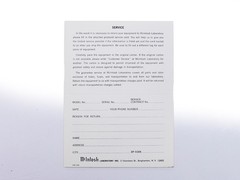 MCINTOSH MAC 1700 Owners MANUAL Service, Schematics Original Vintage Hi-Fi