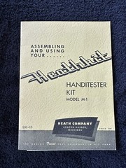 Vintage Heathkit Manuals, Reference Book Preamp WA-P2, Amp W-5M, Handitester M-1