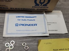 Pioneer KE-6161 Original Box With Some Accessories ( No Stereo). Box Wear