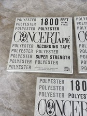 New NOS Radio Shack ConcerTape Recording Tape Lot Of 3 1800ft 7” Reel Sealed