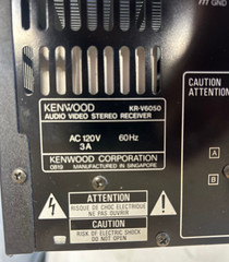 Vintage Kenwood KR-V6050 Audio Video Stereo Receiver working with remote