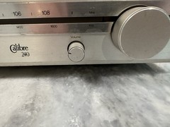 Calibre 240 Stereo Receiver Aluminum Vintage Phono Input Dolby FM Tested Works