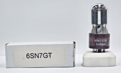 6SN7 Svetlana Brown Base Tube (New Old Stock) NEW 1 Year Warranty
