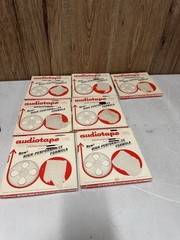 Audiotape Reel to Reel Magnetic Tape Lot Vintage 1200ft Open Reel w/ Boxes