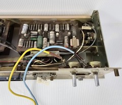 Akai X-300 Reel to Reel LOWER ASSEMBLY CHASSIS with METERS, VOLUME, RECORD