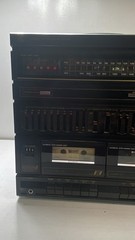 GE Compact Stereo System #11-1000 AM/FM Stereo 2 Cassette Phono Equalizer Read