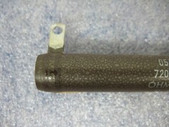 7.2k OHM 50 Watt 10% Adj. Ohmite Dividohm Vitreous Enameled Wirewound Resistor