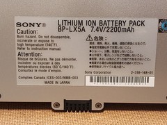 Sony LocationFree TV LF-X5M 7″ Streaming Monitor w/Sony Battery BP-LX5A Untested
