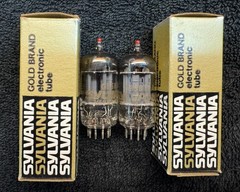 2 NOS NIB Matched Sylvania GB 5814A Audio Tubes