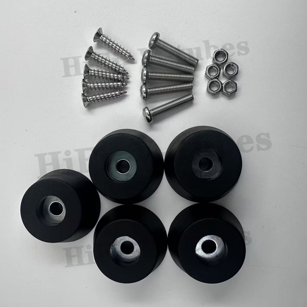 5 New FEET w/ hardware for Sansui CA-F1 BA-F1 BA-F2 Heavy-Duty Foot Parts