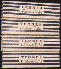 EL86/6CW5 NIB NOS Factory Date Matched Quad Teonex Valves England Boxes Tubes