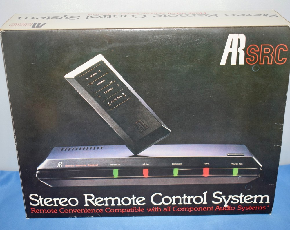 NOS Vintage Acoustic Research Stereo Remote Control PreAmp Box Model SRC ~ G2