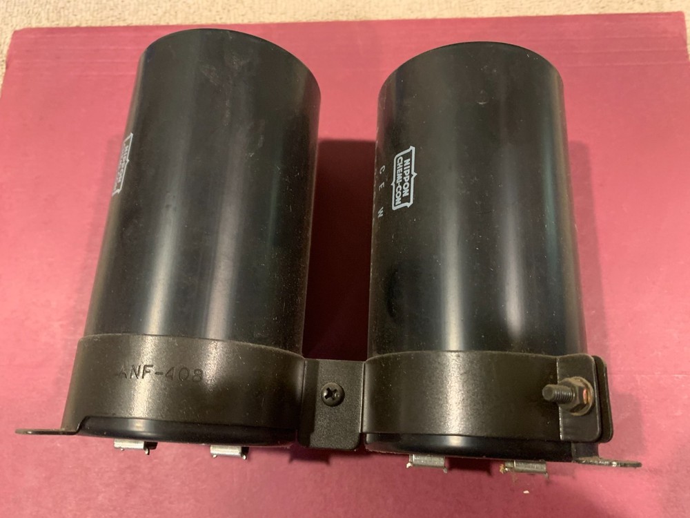 Pioneer SX-1050 Stereo Receiver Parting Out – FIlter Capacitor Pair w/ Brackets