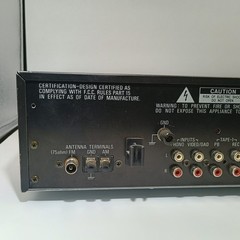 Denon DRA-550 Vintage Stereo Receiver AM/FM Tuner Amplifier Japan Tested
