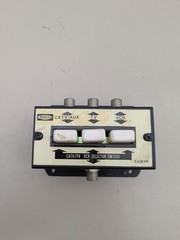 Vintage ElectricordTV CATV Coax Coaxial 3 Channel Input Selector Metal Mountable