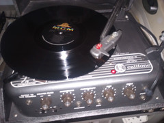 VINTAGE CALIFONE TUBE RECORD PLAYER CONTINENTAL II 26 vp2 VIDEO! WORKS! VARIABLE