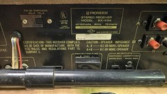 Pioneer SX-434 AM/FM Stereo Receiver Phono Input Tape Monitor Works See Video