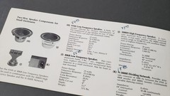 vtg Altec Catalog & Pricelist Finished Cabinet Floor Speakers Stereo Equipment B