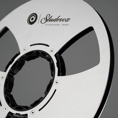 Studevox 10.5″ Edge Polished Silver Aluminium Tape Reel For Reel Tape Recorders